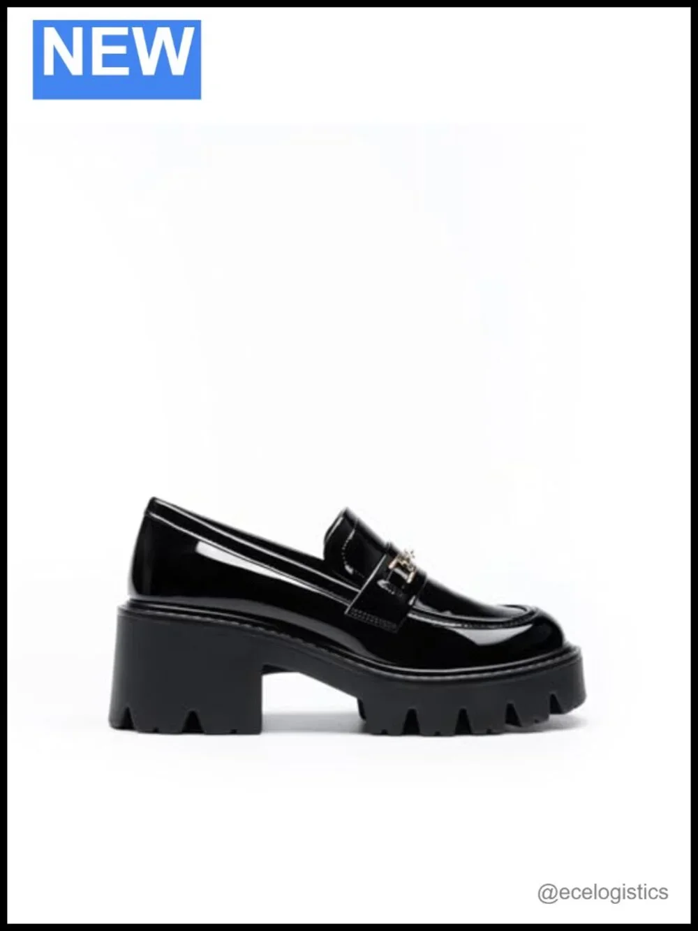 Chunky Loafers with 2.6-Inch Heel and 1.2-Inch Platform